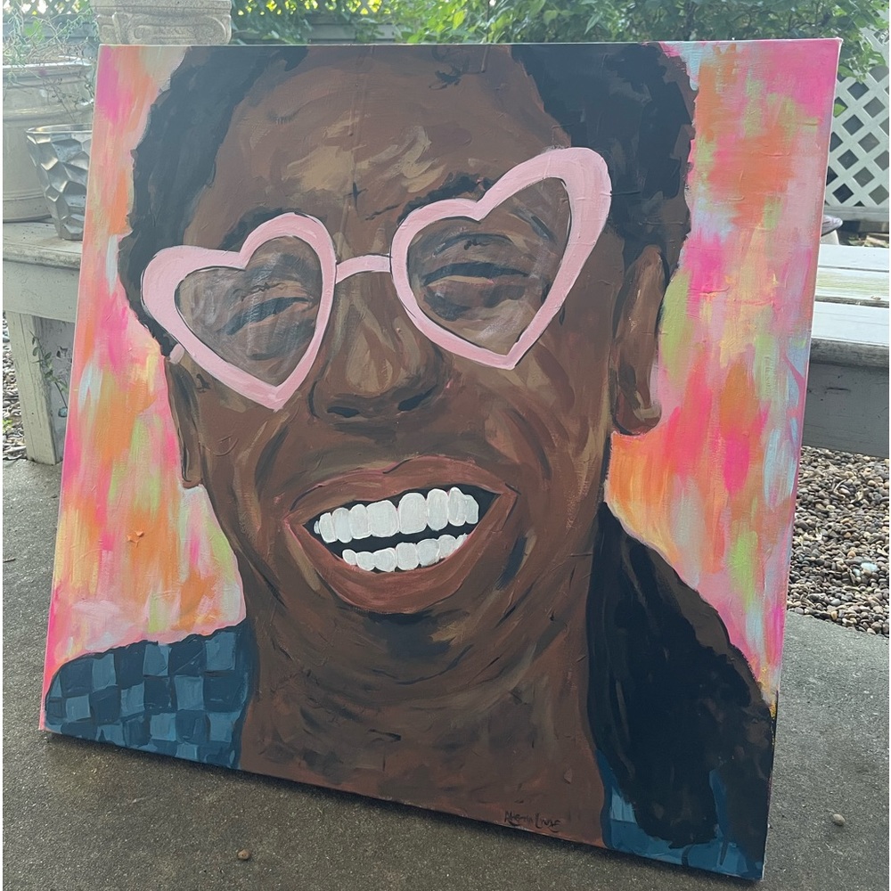 CUSTOM LIL WAYNE PAINTING